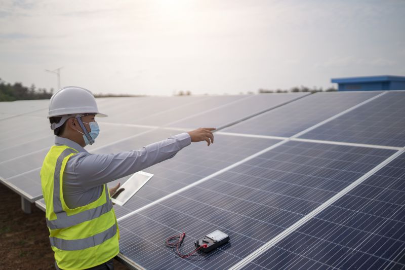 Solar Panels Installation detail