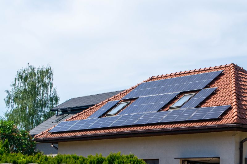 Solar Panels on Home Roof